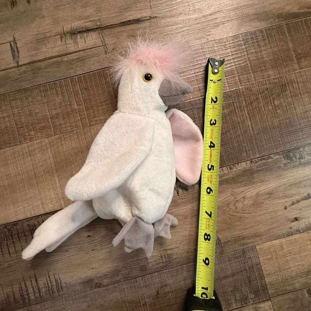 TY Beanie Baby - KUKU the Cockattoo Bird
